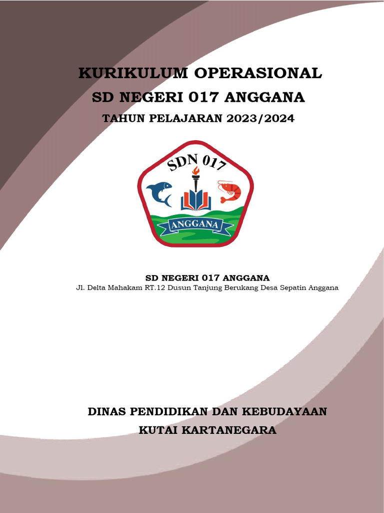 Kurikulum Operasional SDN 017 Anggana | PDF