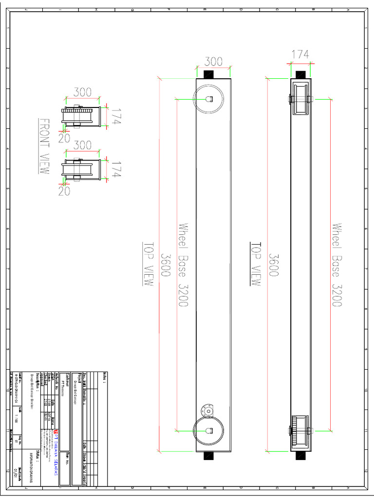 End Carriage Design Drawing | PDF