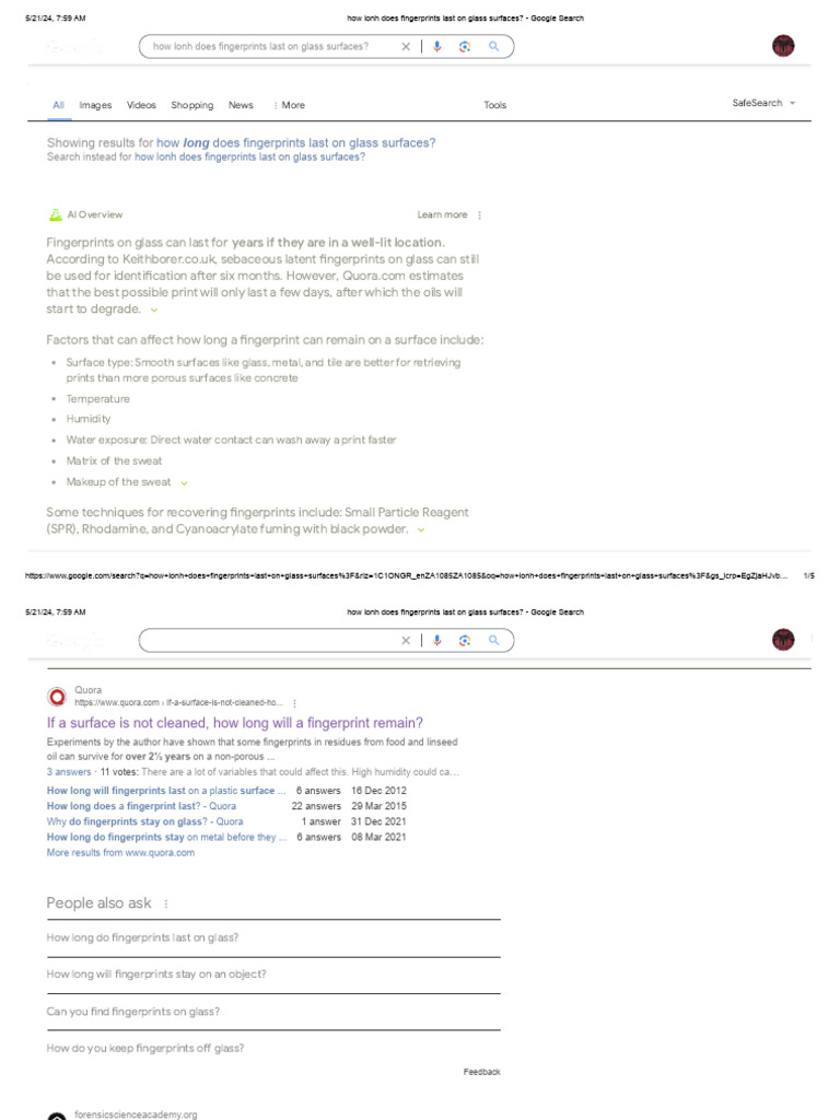 how-lonh-does-fingerprints-last-on-glass-surfaces-google-search