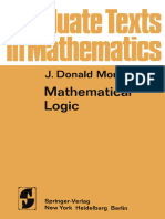 Mathematical Logic, J. Donald Monk