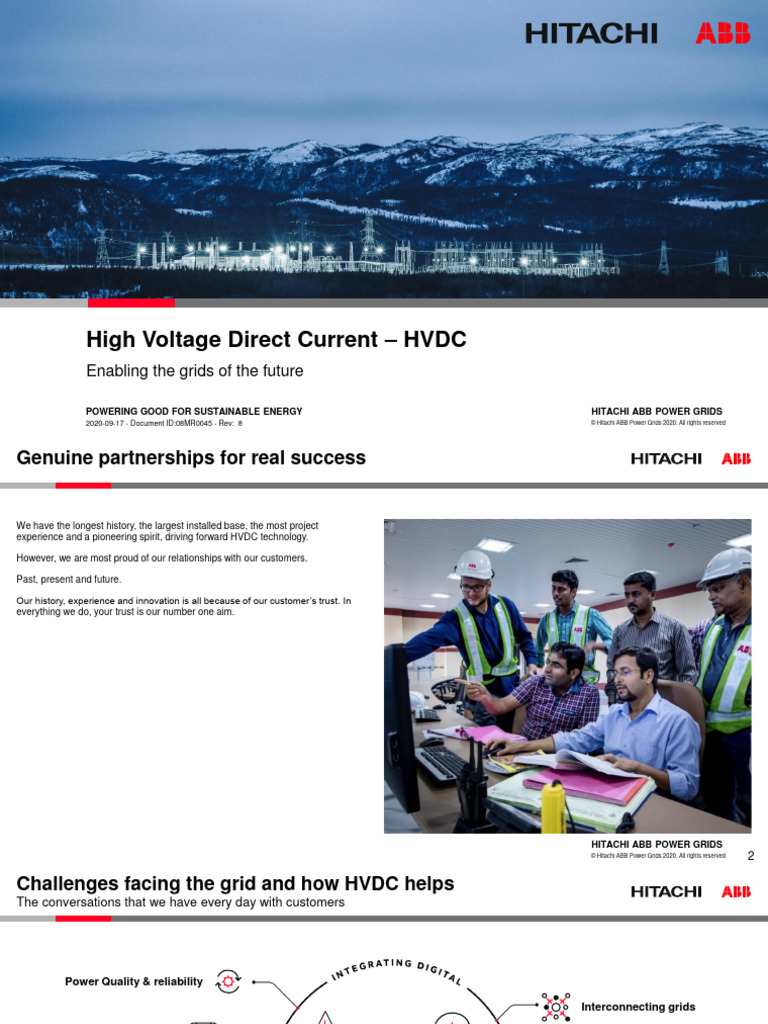 HVDC Enabling the Grids of the Future | PDF | High Voltage Direct ...