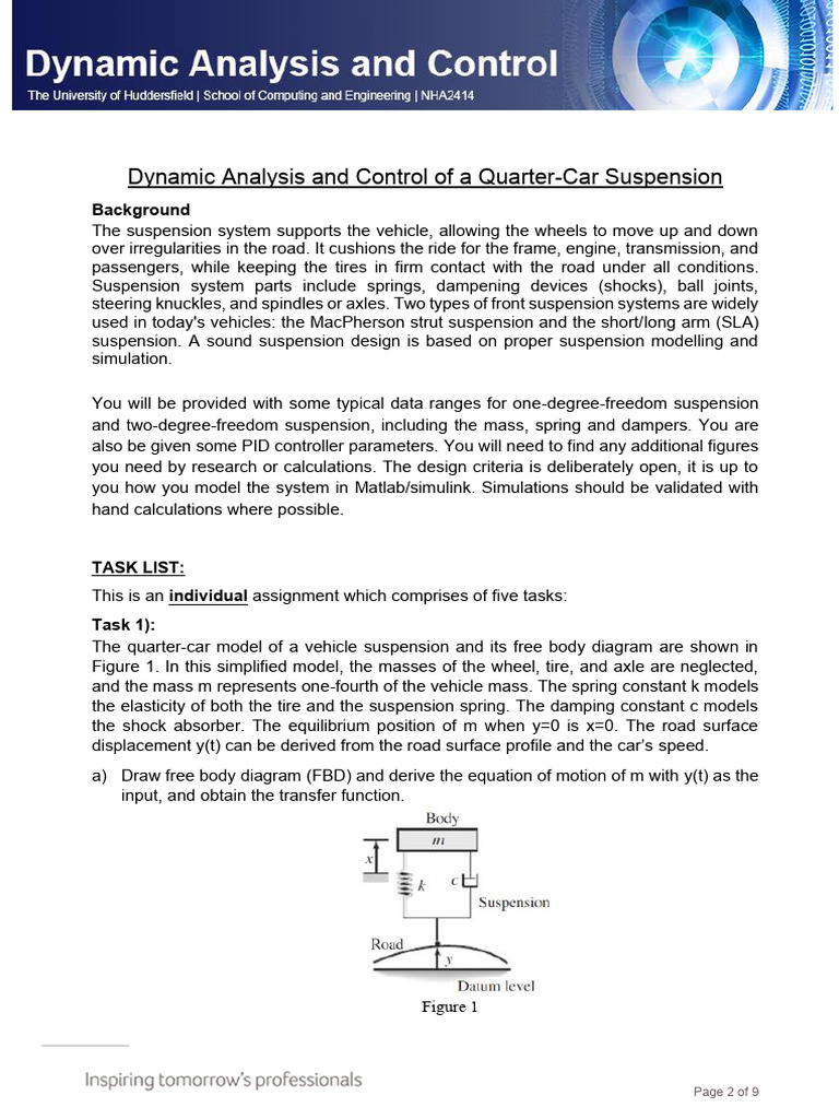 NHA2414 Suspension Assignment 2223 PDF PDF Mechanics