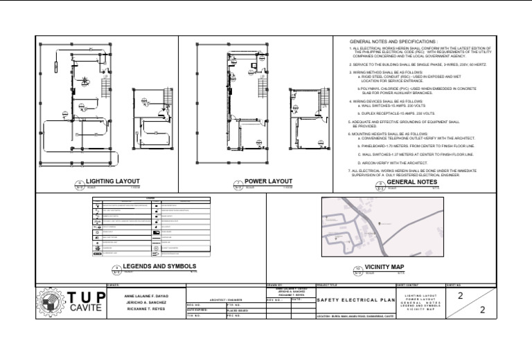 Electrical Lighting Layout Plan | PDF | Electrical Wiring | Components