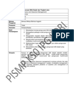 Pro Forma EDU 3104 - Pengurusan Bilik Darjah & Tingkah Laku