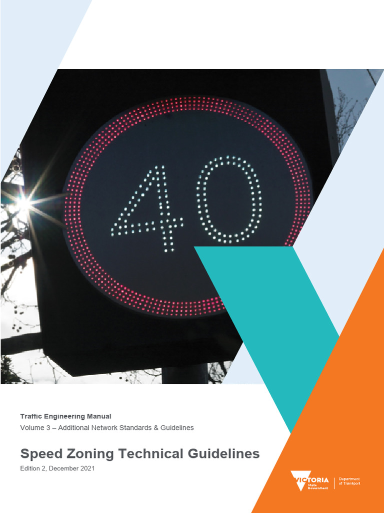 Speed Zoning Technical Guidelines 2021 | PDF | Speed Limit | Road