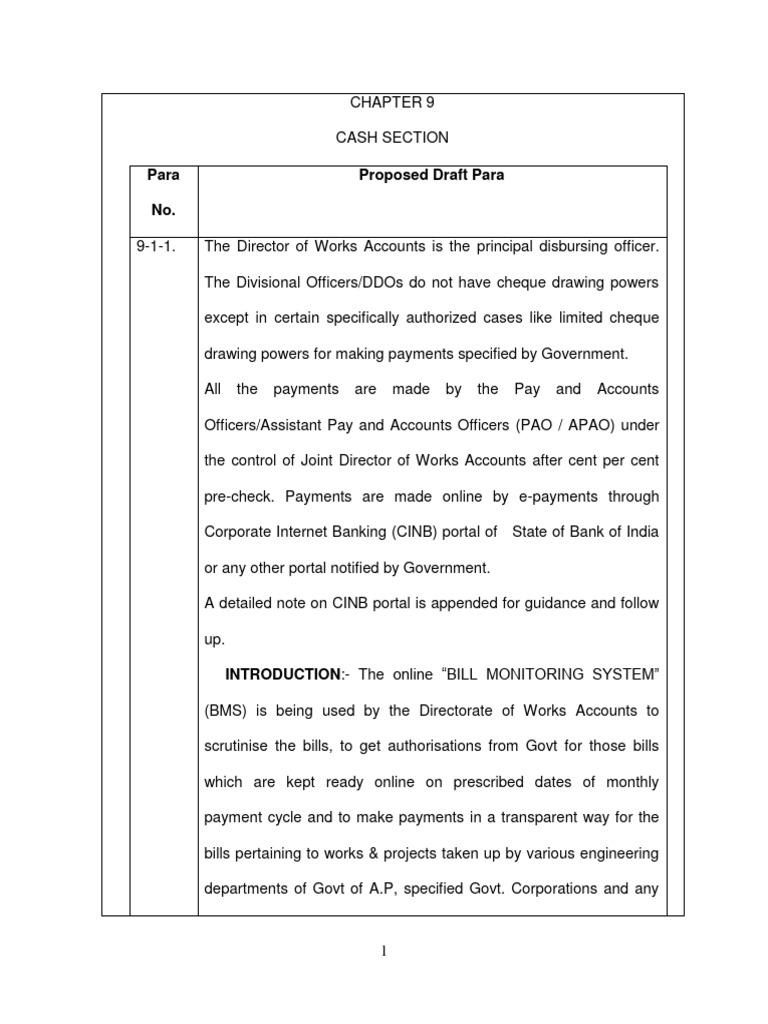 E-Payment Process in PAO System | PDF | Cheque | Payments
