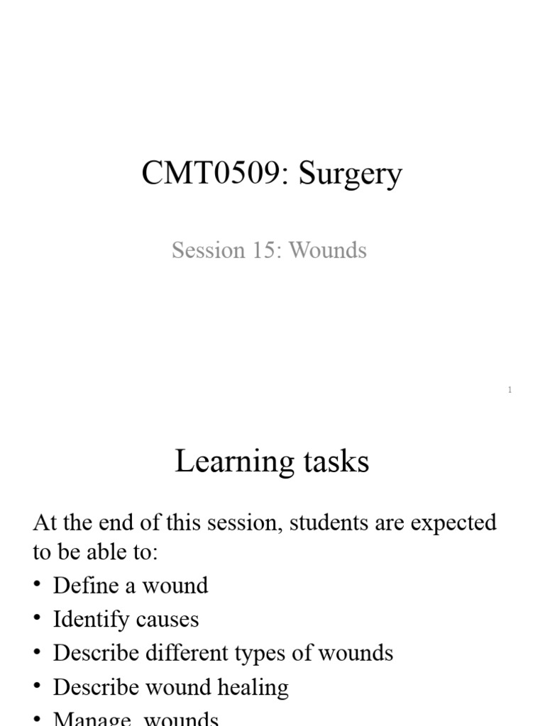 Wounds. | Download Free PDF | Wound Healing | Wound
