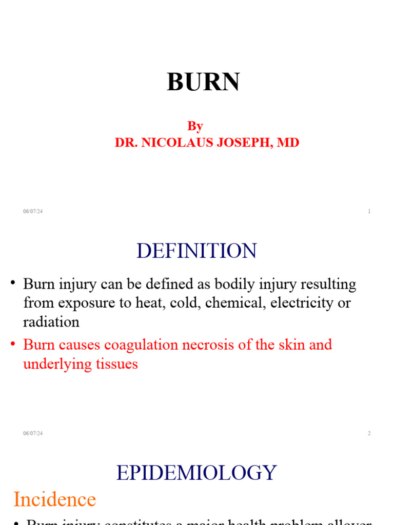Burn Injury by Nicky | PDF | Burn | Wound