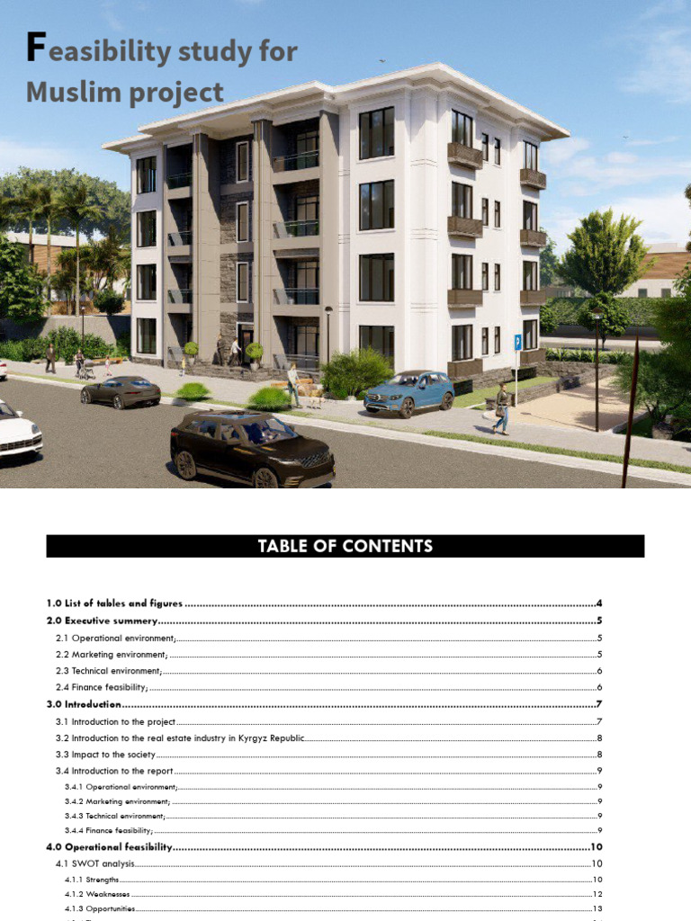 Feasibility Study for Muslim Project | PDF | Strategic Management ...
