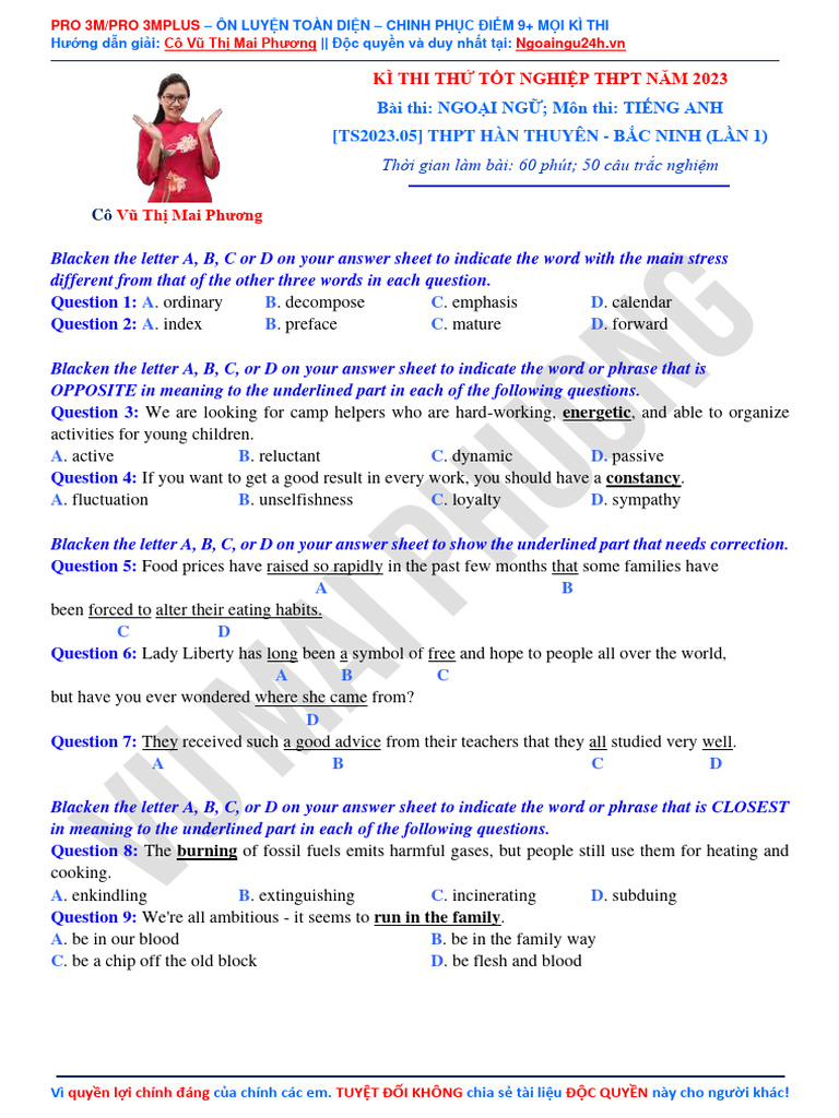 Comprehensive English Exam Prep Guide | PDF | Violin | Advertising