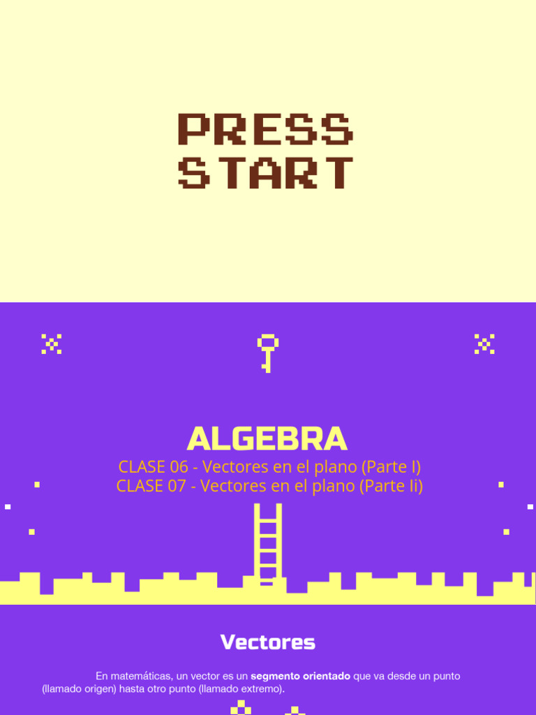 Clase 06 Y 07 Vectores Parte I Y Ii Pdf Vector Euclidiano