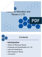 Resource Allocation and Reuse in Lte4522