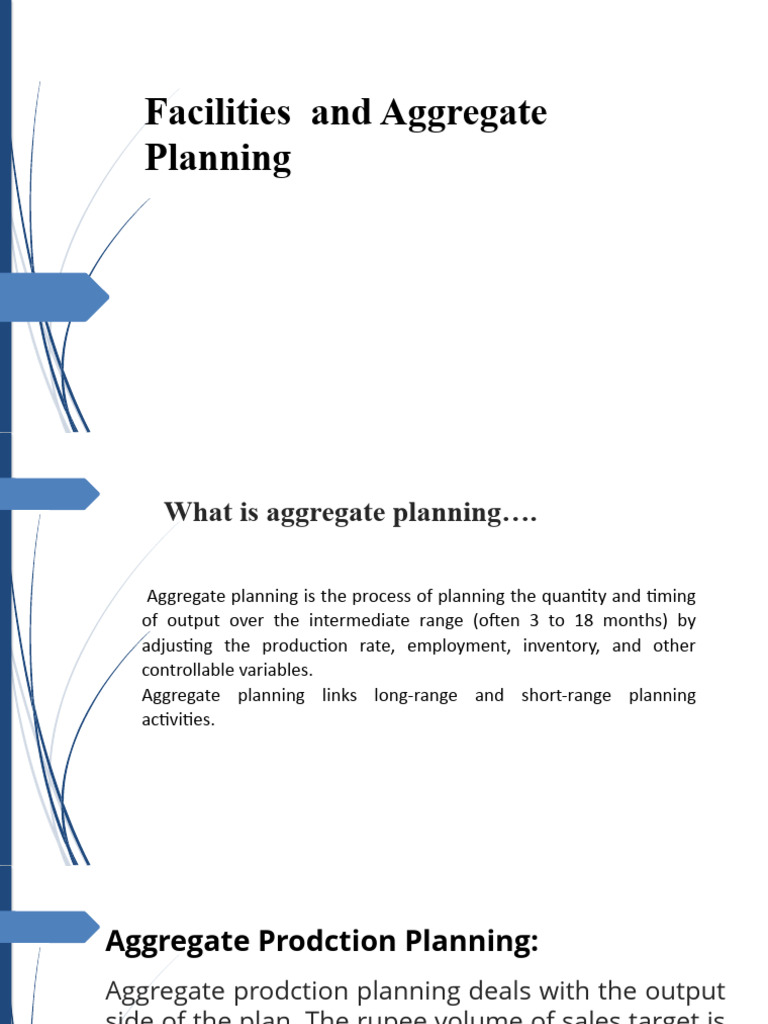 Aggregate Planning and Facility Location | PDF | Retail | Inventory
