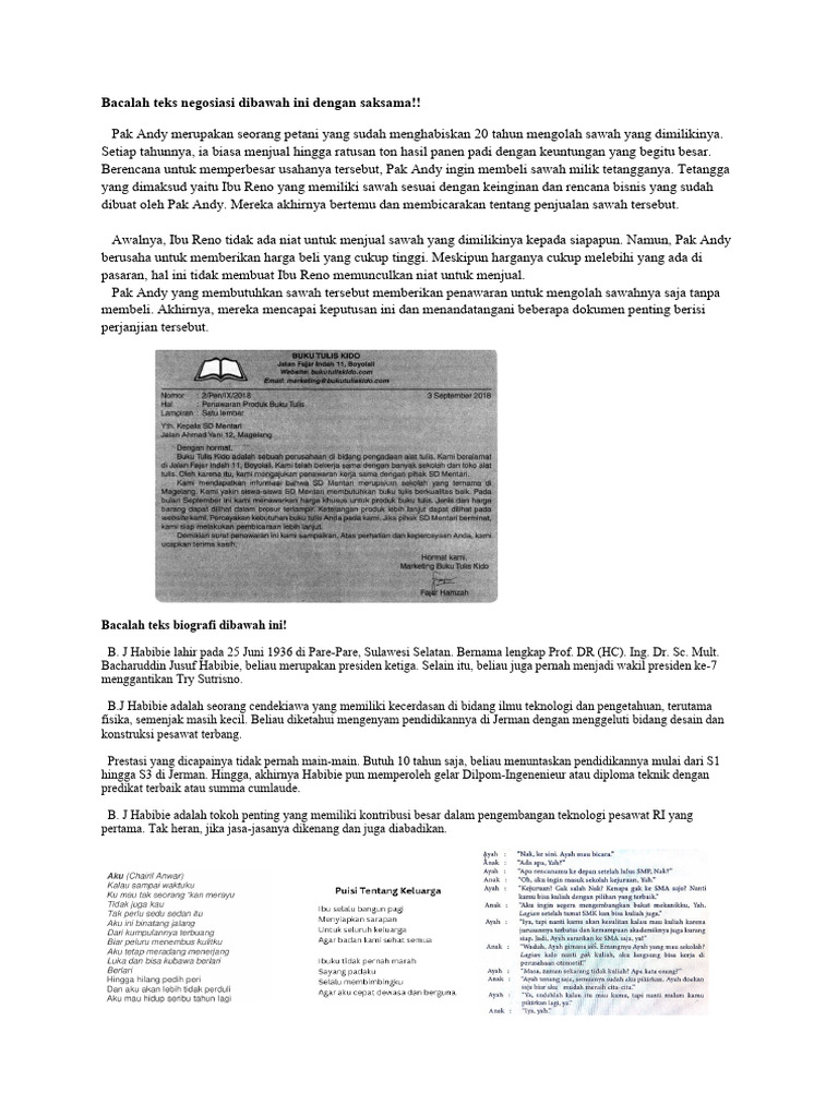 Teks | PDF