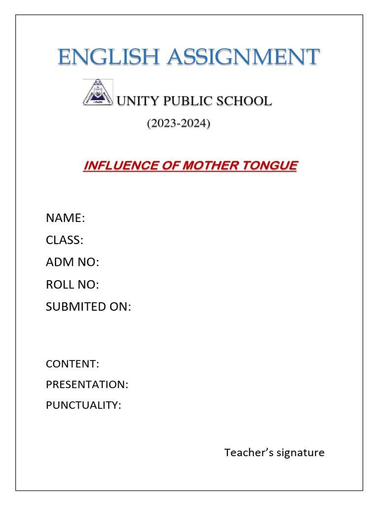 English Front Page New 1 | PDF