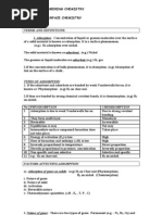 Engineering Chemistry Unit - 3 Surface Chemistry