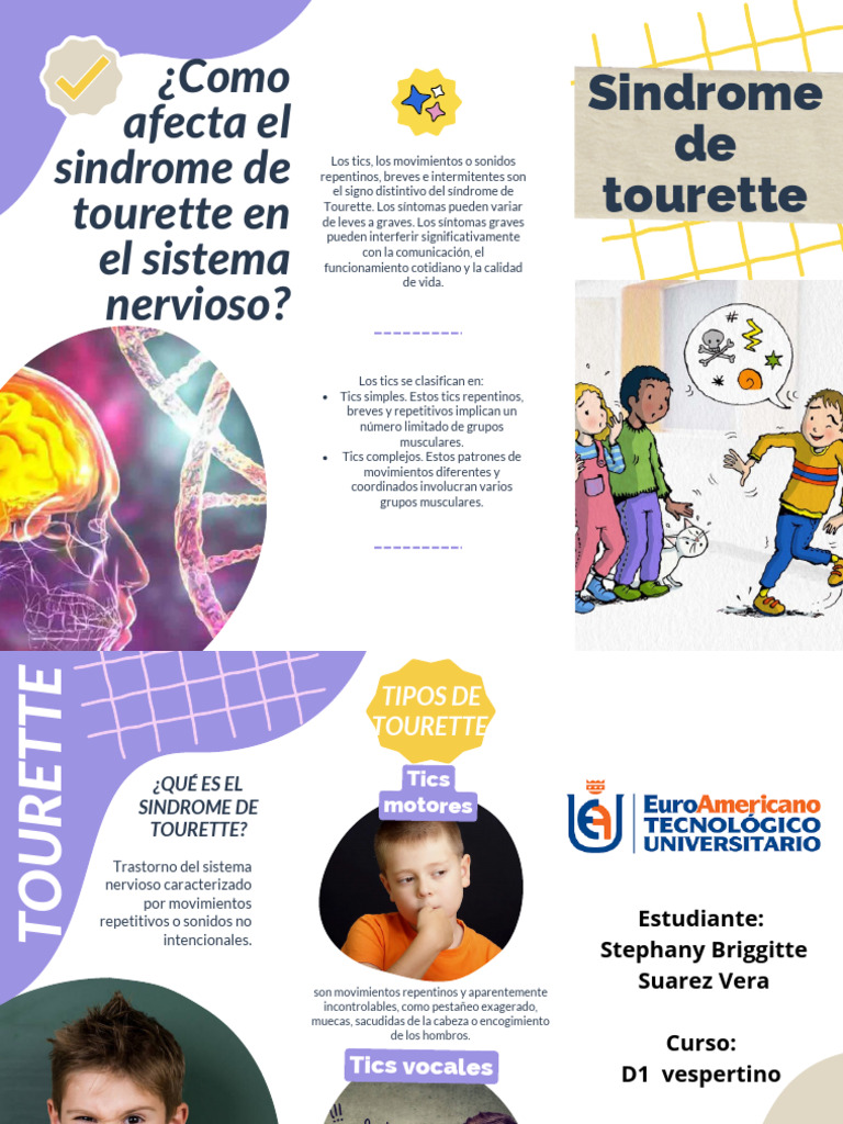 Impacto del Síndrome de Tourette en el Nervio | PDF | Síndrome de ...