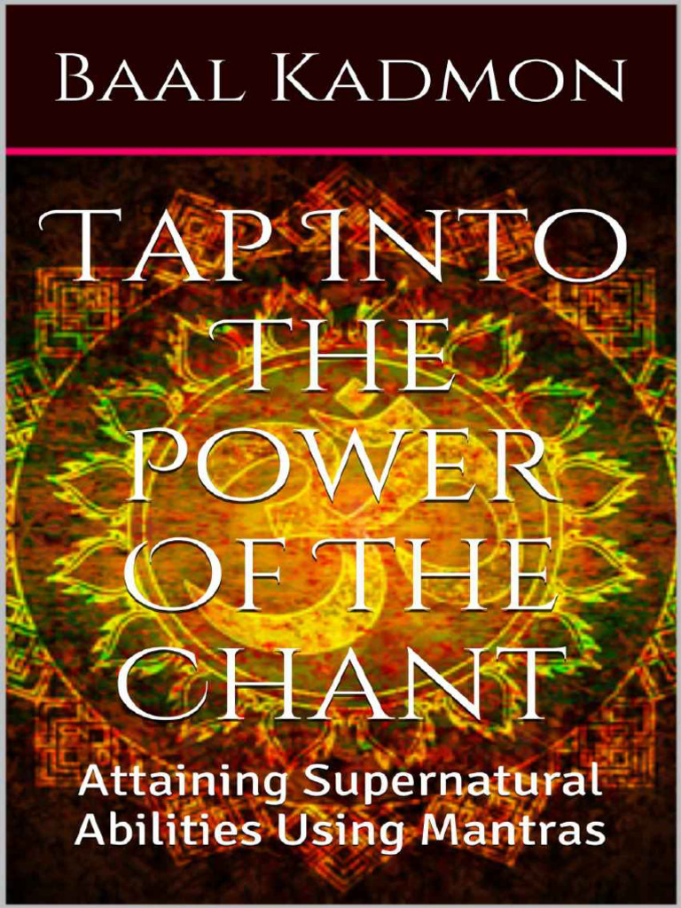 Tap Into the Power of the Chant Baal Kadmon Download Free PDF