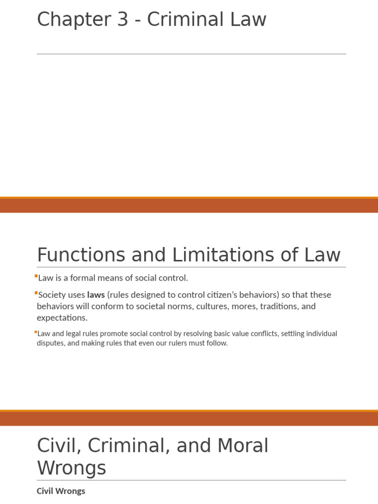 Chapter 3 Crime and The Criminal Justice System | PDF | Precedent | Crimes