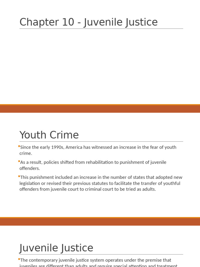 Chapter 10 Crime and The Criminal Justice System | PDF | Juvenile ...