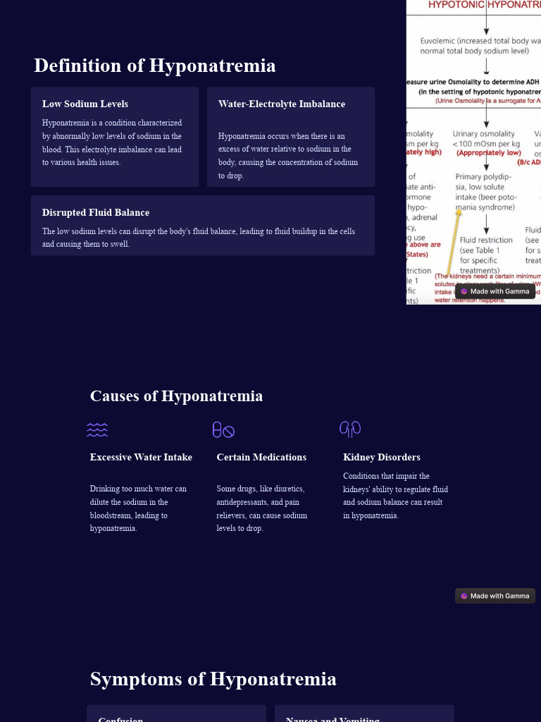 Hyponatremia | Download Free PDF | Clinical Medicine | Diseases And ...
