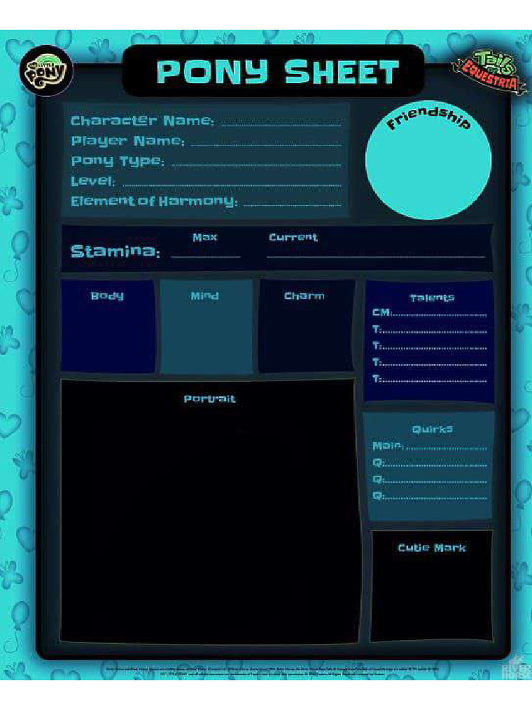 Ficha My Little Pony | PDF