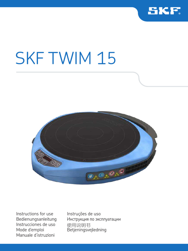 SKF TWIM15 Induction Heater Instruction Manual | PDF | Electromagnetic