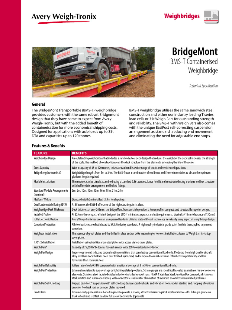 BMS-T Specification Sheet | PDF | Steel | Corrosion
