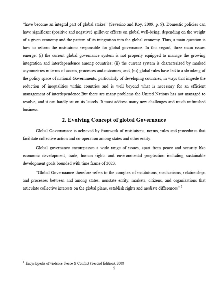 Global Governance and Economic Inequality | PDF | Governance | Global ...