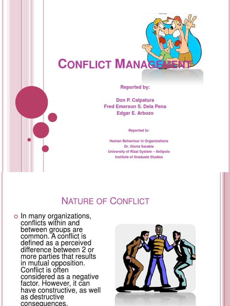 Understanding Conflict Management | PDF | Mediation | Negotiation