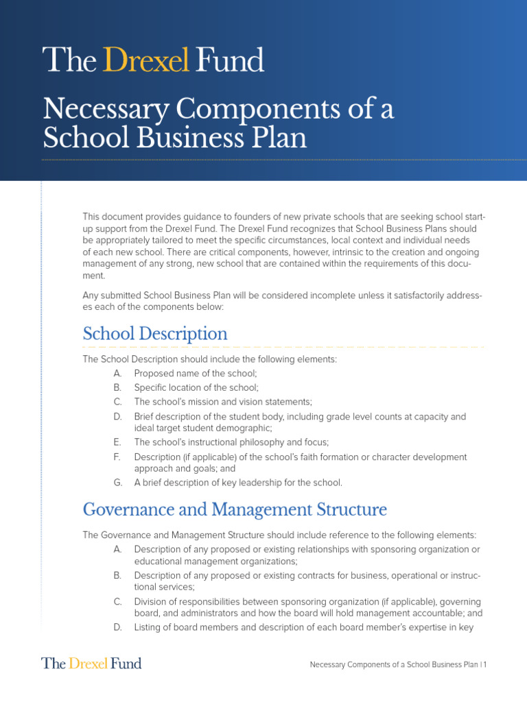necessary-components-of-a-school-business-plan-on-how-to-start-a-school