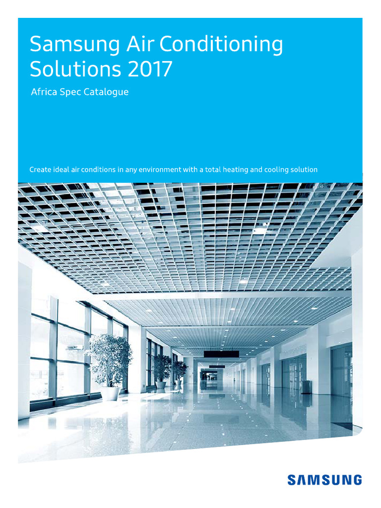 Samsung Air Conditioning Solutions | PDF | Air Conditioning | Heat ...