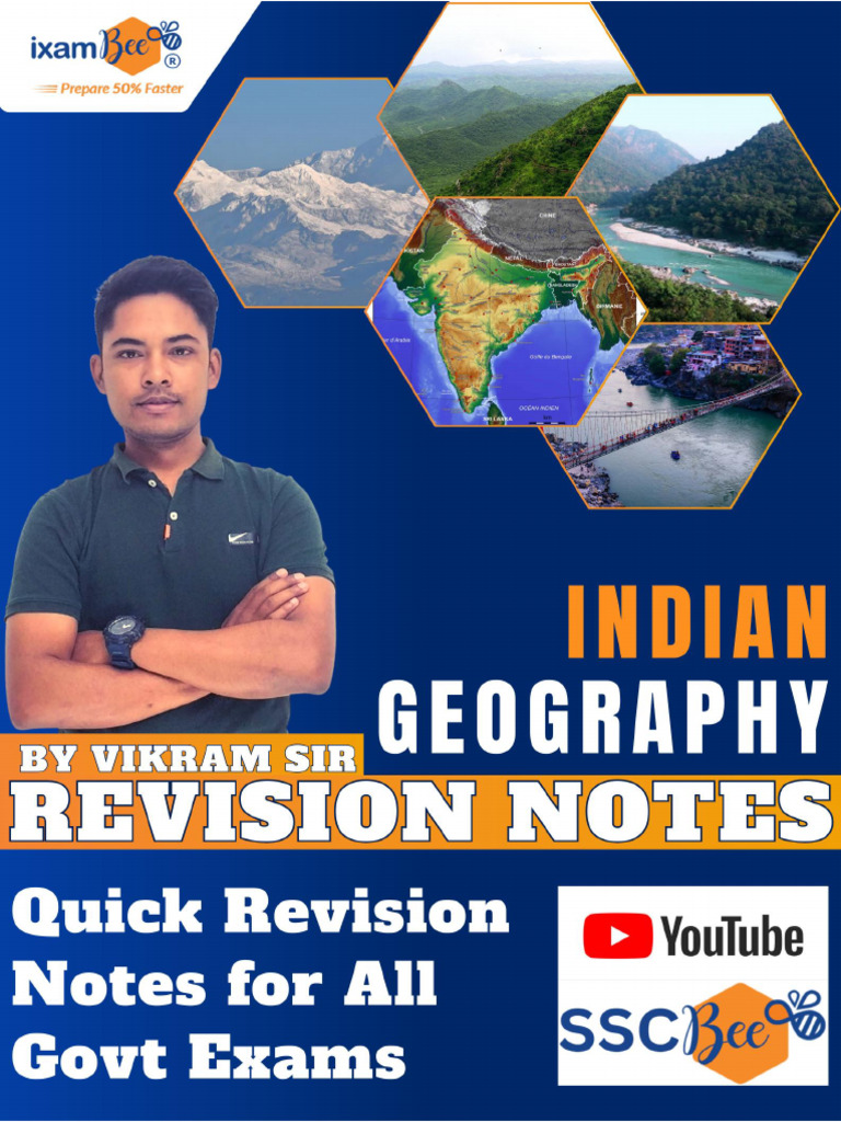 Indian Geography Revision Notes | PDF | Himalayas | Indus River