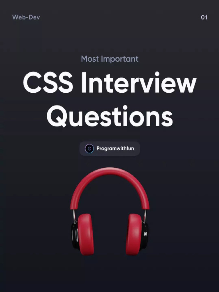 Css Interview Questions | PDF