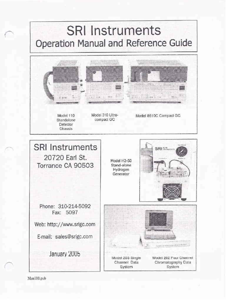8610C Manual Part 1 | PDF