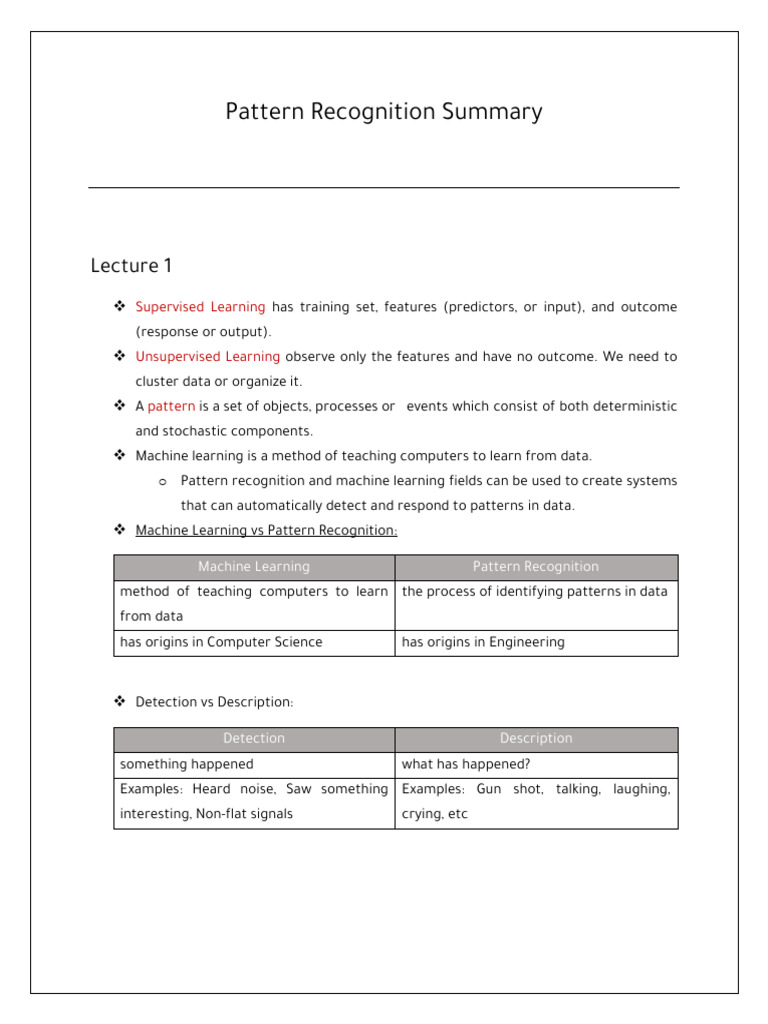 Pattern L1 L6 | PDF | Principal Component Analysis | Cluster Analysis