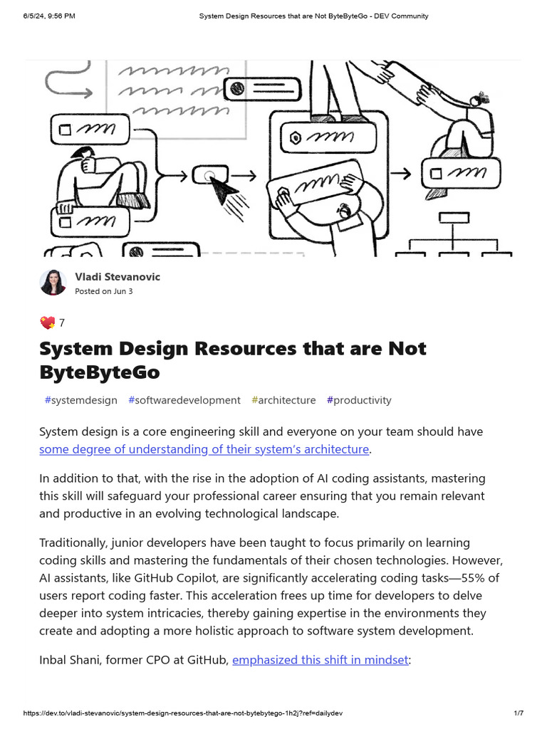 System Design for Developers | PDF | System | Design