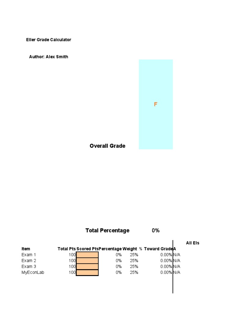 Eller Grade Calculator Tool | PDF | Teaching Mathematics