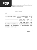 CARTA PODER - Para Tramite Administrativos