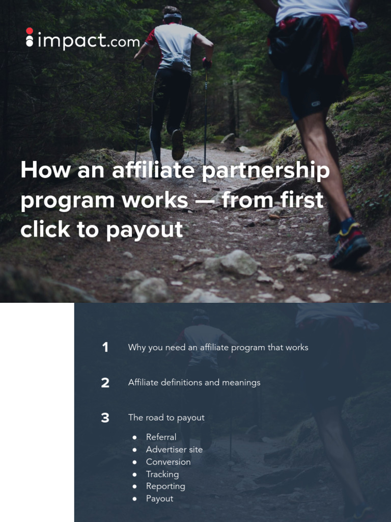 How An Affiliate Partnership Program Works Pdf Affiliate Marketing