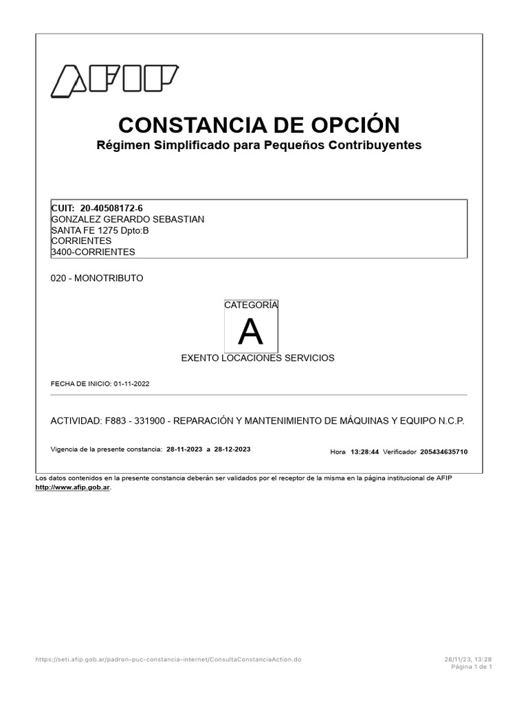 AFIP - Administración Federal de Ingresos Públicos-2 | PDF