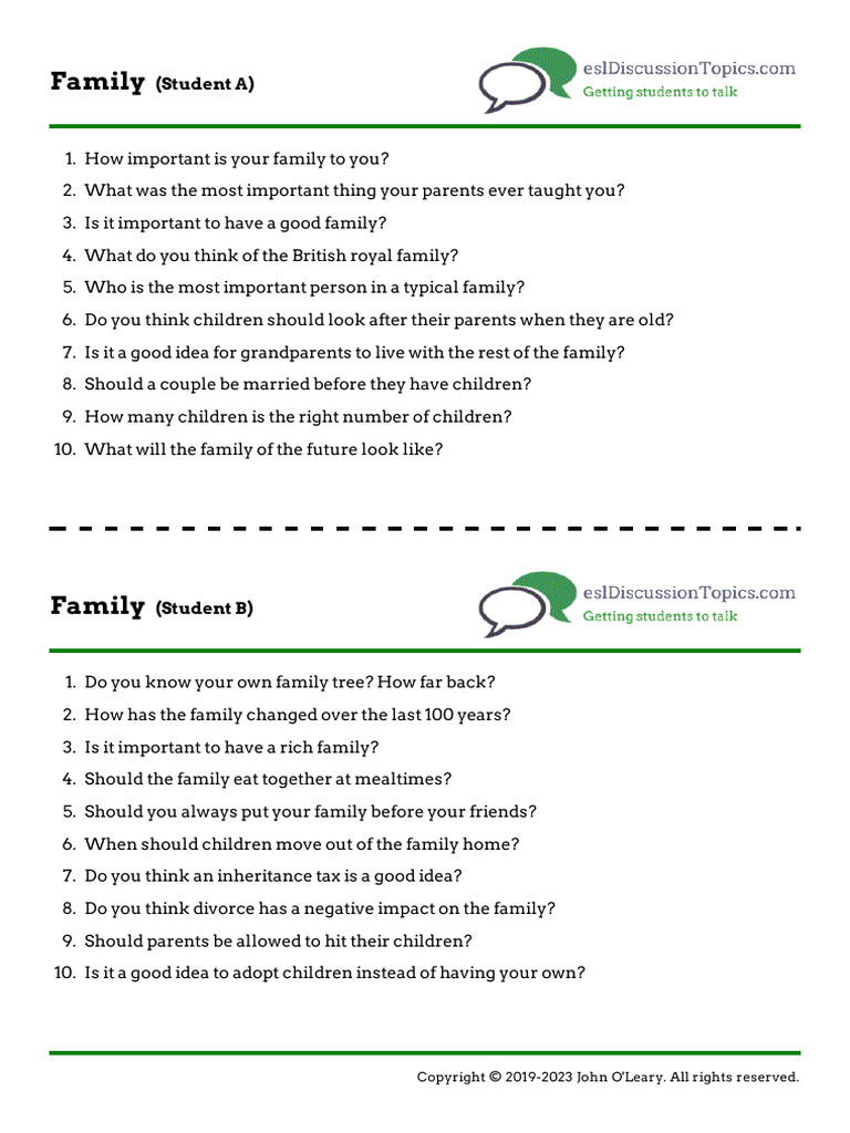 Family Values and Dynamics Discussion | PDF | Social Science | Lifestyle
