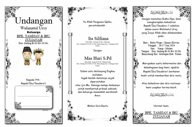 template undangan ms. word 2007 2 PDF