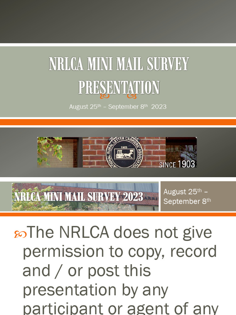 Mini Mail Survey Overview 2023 | PDF | Mail
