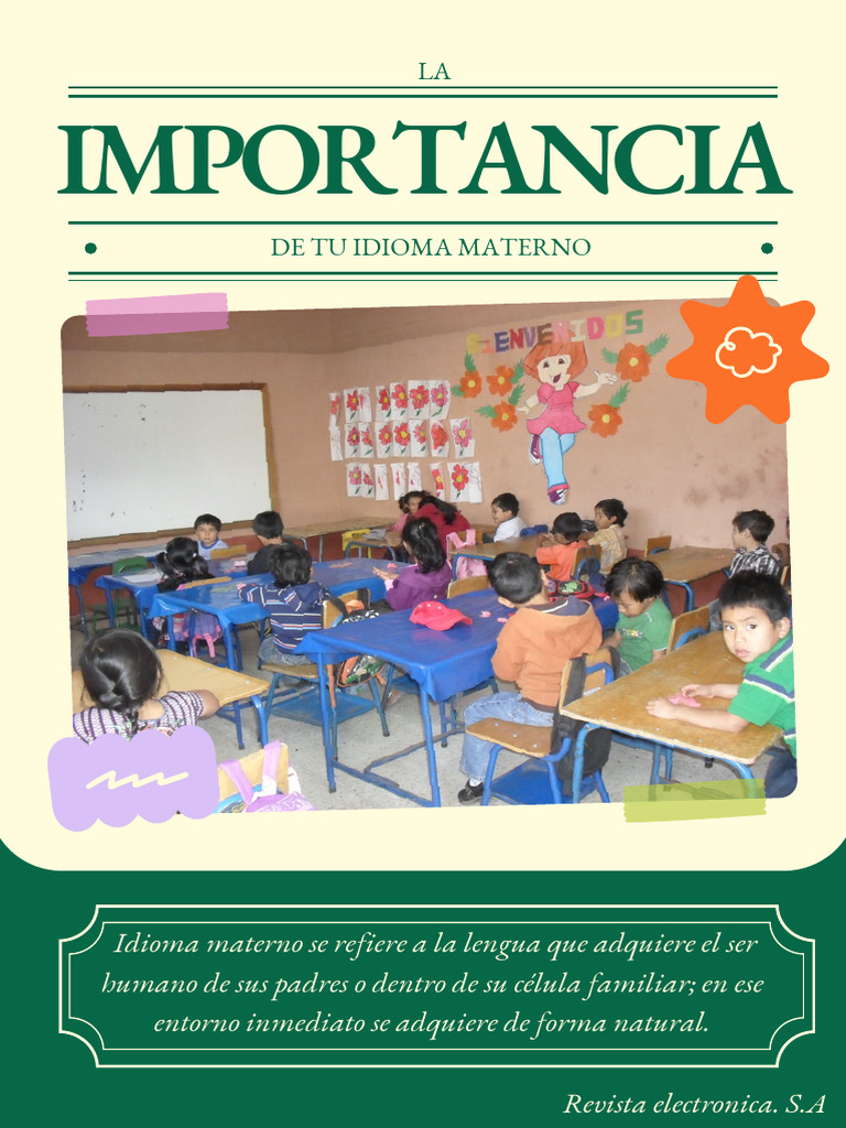 Revista Electronica, La Importancia Del Idioma Materno | PDF ...