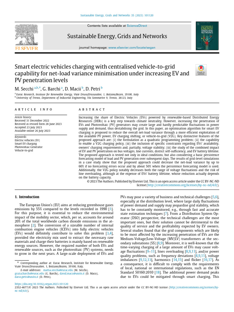 Smart EV Charging for Grid Stability | PDF | Electric Vehicle ...