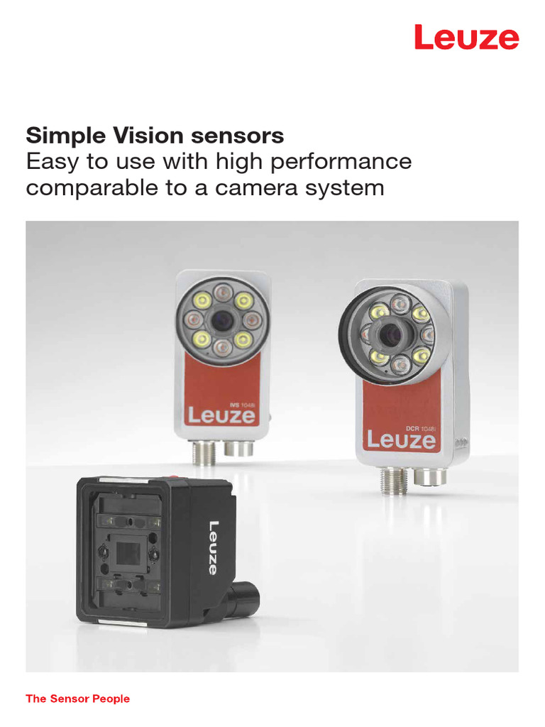 Simple Vision Sensors for Industrial Automation | PDF | Image ...