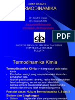 Termodinamika Kimia