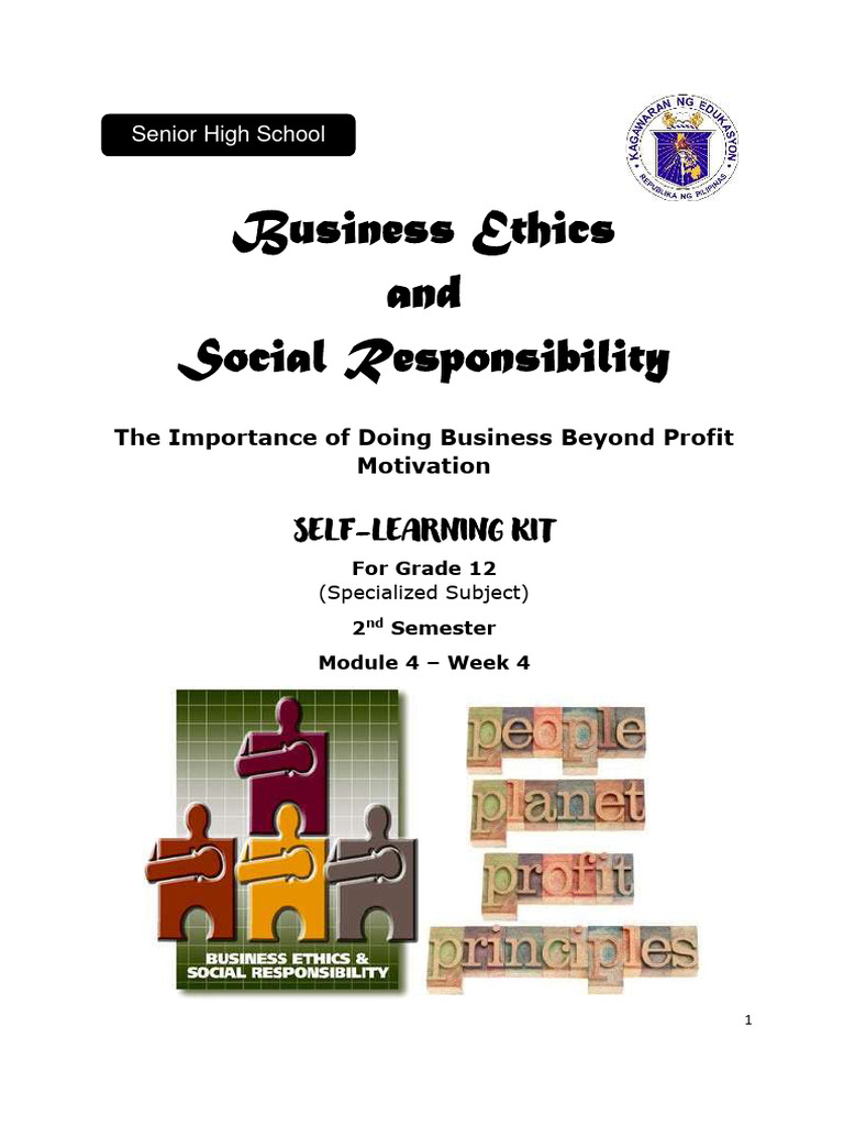 Abm 12 - Buss Ethics 2ND Semester Finals Module 4 (Tompong) | PDF ...