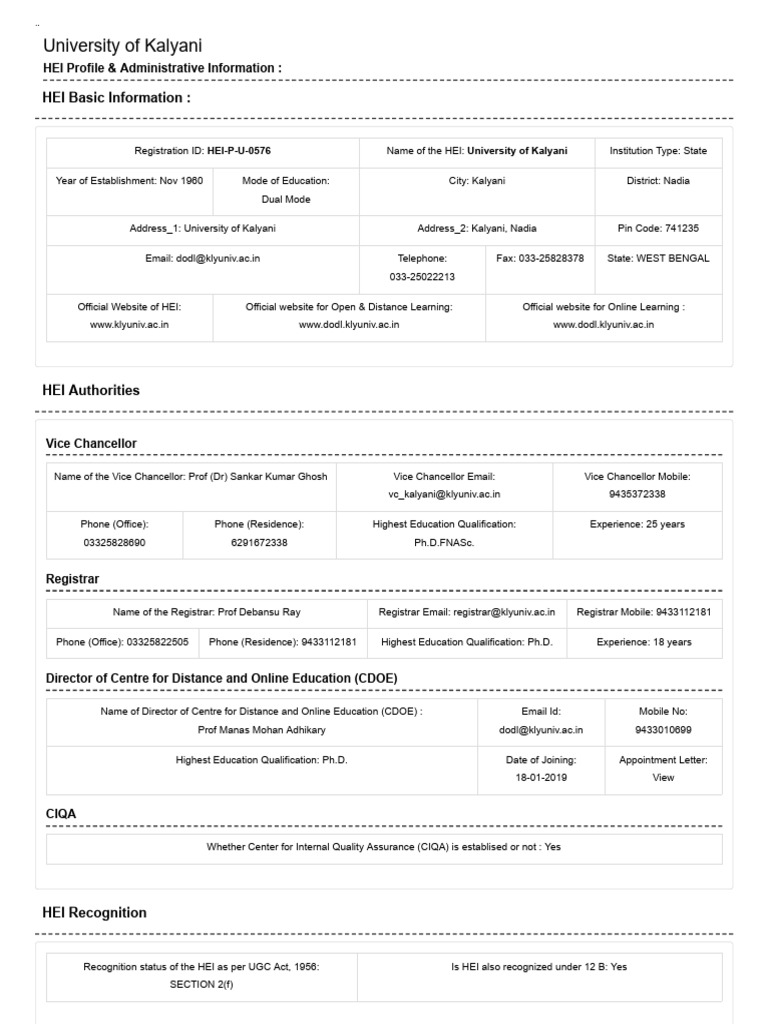 Online application for ugc deb recognition 2020 21 beginning january
